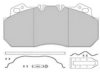 ABEX G6644 Brake Pad Set, disc brake